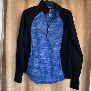 St. John's Bay Womens Long Sleeve Polar Fleece Quarter-Zip Pullover